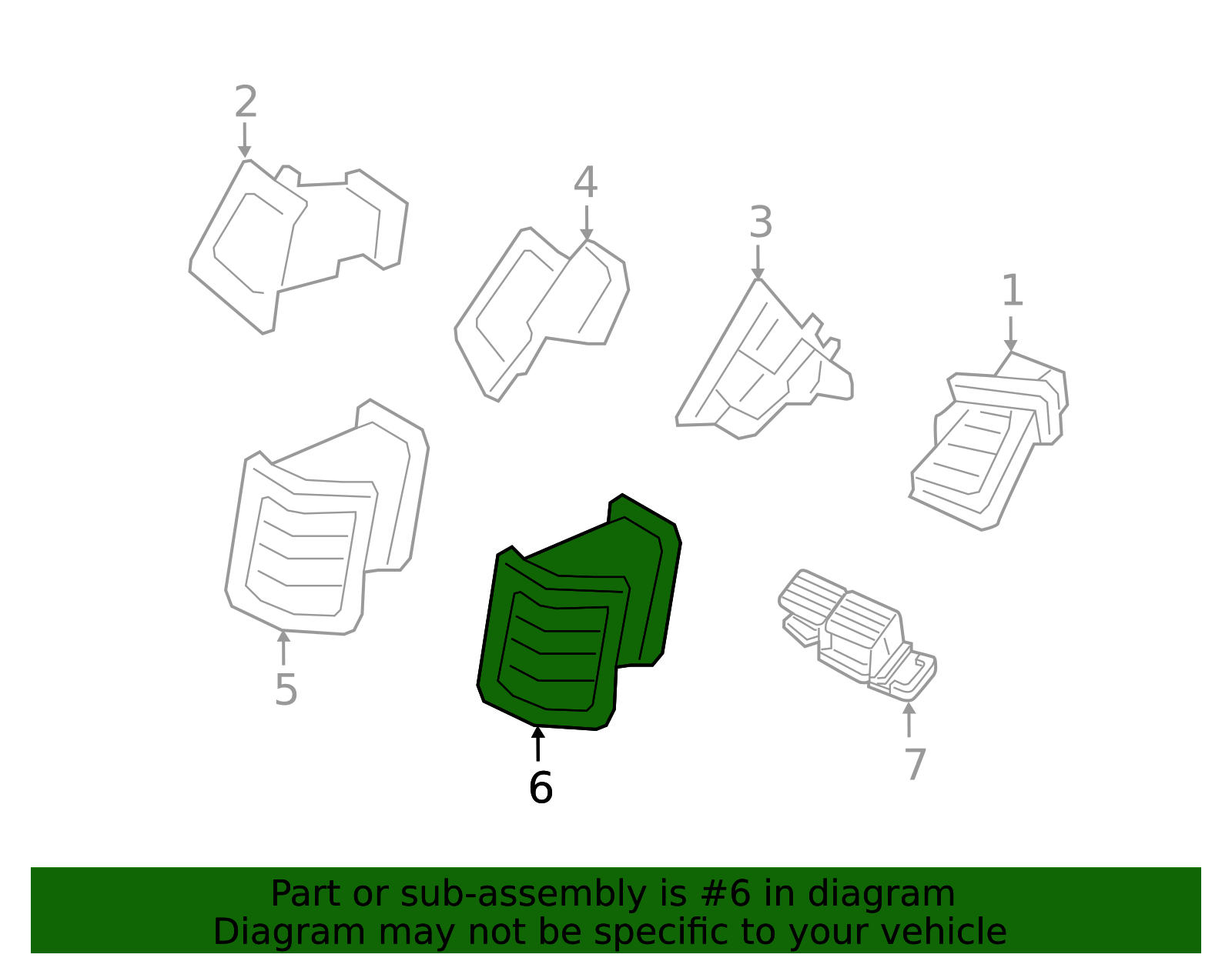 Genuine Dashboard Air Vent for 2019-2025 Volvo | Part# 31469600 | Over ...