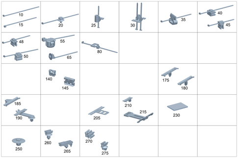 Cable Ties, Cable Fastening Parts and Grommets for 2025 Mercedes-Benz C 43 AMG&reg; #0