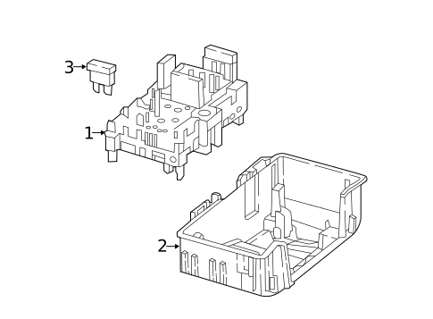 Fuse & Relay for 2021 Mercedes-Benz GLC43 AMG #6