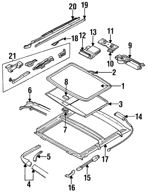 Sunroof for 1994 Dodge Intrepid #0