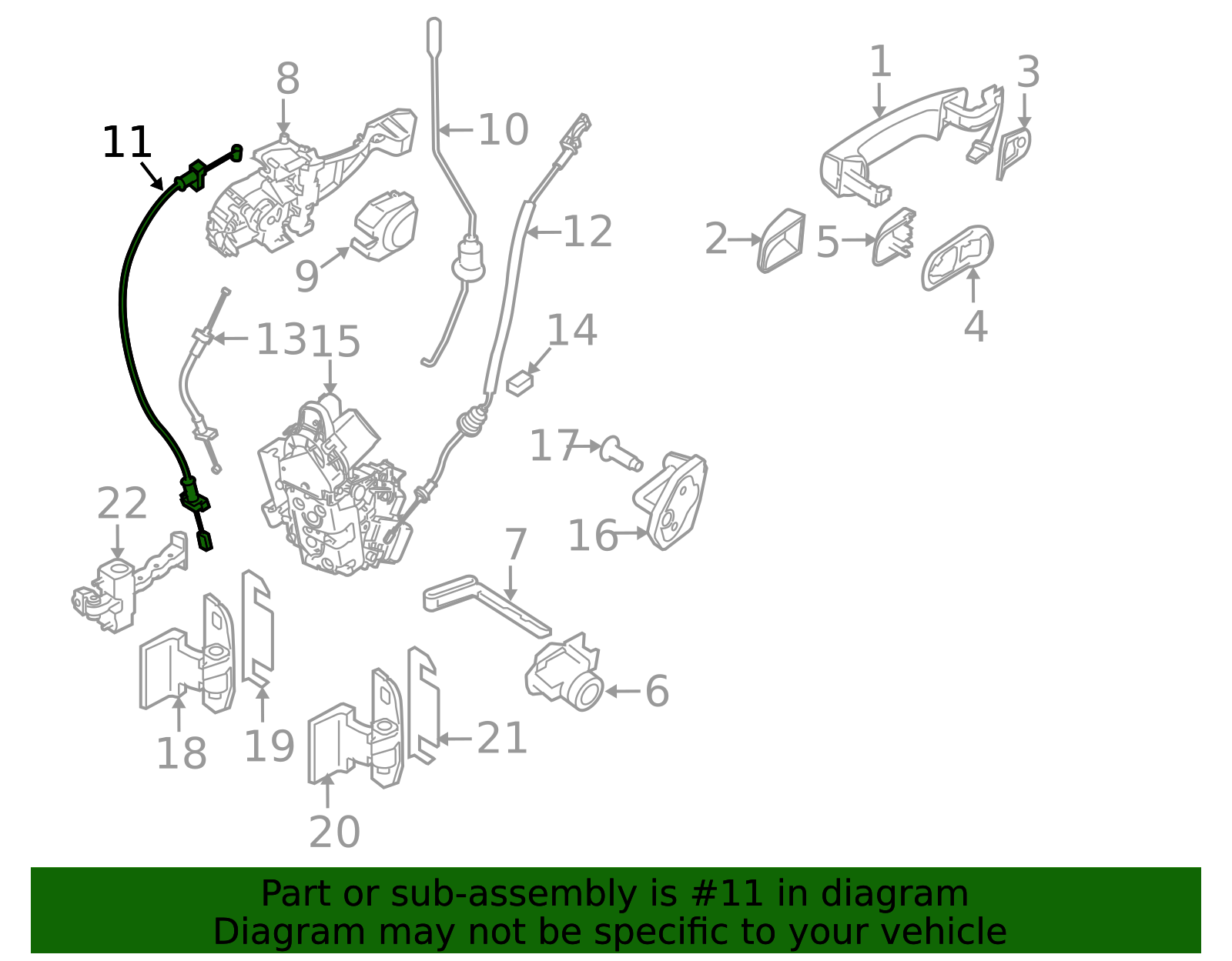 2010-2017 Volvo XC60 Cable 31276398 | TascaParts.com