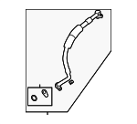 MB3Z19D742B - : A/C Refrigerant Suction Hose for Ford Image
