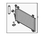 88460WB002 - HVAC: Condenser for Scion: iA | Toyota: Yaris, Yaris iA Image