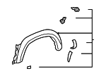 7560542900 - Body: Fender Flare for Toyota: RAV4 Image
