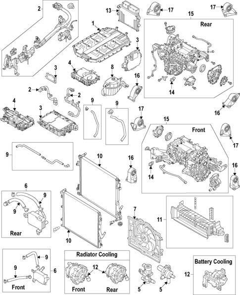 Battery for 2023 Genesis Electrified GV70 #0