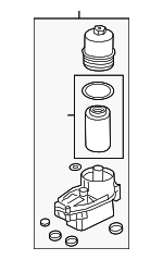 LR124259 - Engine: Filter Assembly for Land-Rover Image