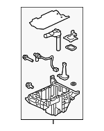 LR086423 - Engine: Oil Pan for Land-Rover Image