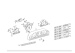 1245425368 - Electrical Equipment and Instruments: Speedometer for Mercedes-Benz Image
