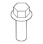 PYP500120 - Cooling System: Reservoir Bolt for Land Rover: LR3, LR4, Range Rover Sport Image