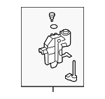 LR020367 - Cooling System: Reservoir for Land Rover: LR3, LR4, Range Rover Sport Image