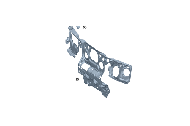 2976820500 - Instrument Panel/Center Console/Linings: Dampening, Firewall for Mercedes-Benz Image image