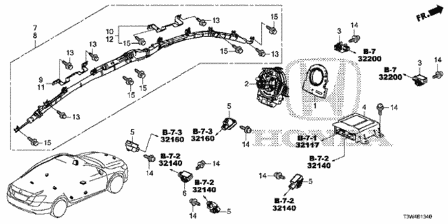 SRS Unit for 2014 Honda Accord #0