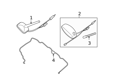 Antenna & Radio for 2012 Nissan Sentra #0