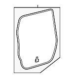 678720C070 - Body: Surround Weather-strip for Toyota: Tundra Image