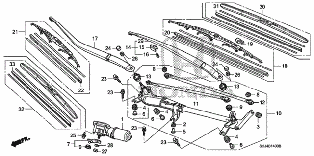 Front Windshield Wiper for 2008 Honda Odyssey #0