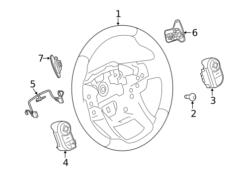 Steering Wheel for 2020 Land Rover Range Rover Evoque #2