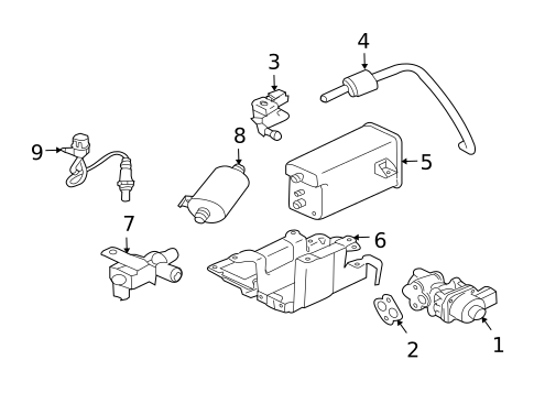 EGR System for 2010 Mitsubishi Eclipse #0