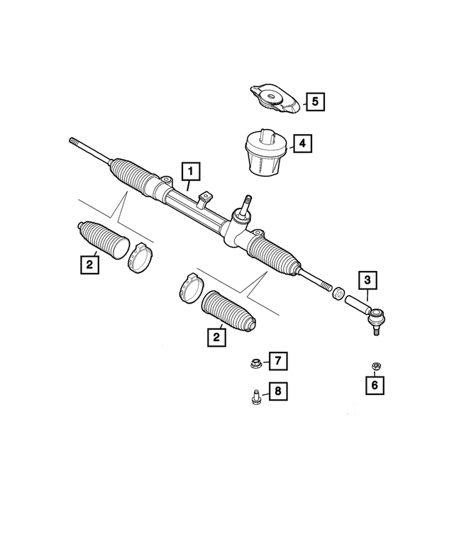 68656706AA - : Rack And Pinion Gear for Mopar Image
