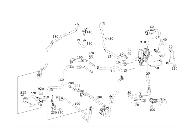 29955377 - Brake System: Line Bracket for Mercedes-Benz: AMG GT 43, AMG GT 53, AMG GT 63, AMG GT 63 S, C250, C300, C350, C400, C450 AMG, C63 AMG, CLA250, CLS400, CLS450, CLS53 AMG, CLS550, CLS63 AMG, CLS63 AMG S, E250, E300, E350, E400, E43 AMG, E450, E53 AMG, E550, E63 AMG, E63 AMG S, G500, G550, G63 4x4 Squared AMG, G63 AMG, GL350, GL450, GL550, GL63 AMG, GLA250, GLC300, GLC43 AMG, GLC63 AMG, GLC63 AMG S, GLE300d, GLE350, GLE400, GLE43 AMG, GLE450 AMG, GLE550e, GLE63 AMG, GLE63 AMG S, GLK250, GLK350, GLS350d, GLS450, GLS550, GLS63 AMG, Maybach S550, Maybach S560, Maybach S600, Maybach S650, ML250, ML350, ML400, ML550, ML63 AMG, S450, S550, S550e, S560, S600, S63 AMG, S65 AMG Image image