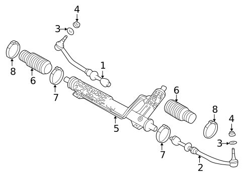 Steering Gear & Linkage for 1997 BMW 528i #0