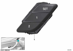 61317937969 - Vehicle Electrical System: Button Seat Memory Left for BMW Image