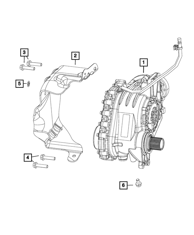 68045780AD - Power Transfer Unit; Transfer Case: Power Transfer Unit for Mopar Image