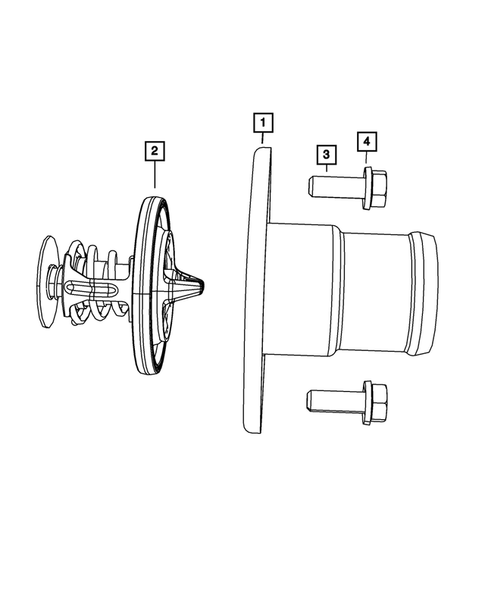 Water Pump and Related Parts for 2010 Dodge Ram 1500 #1