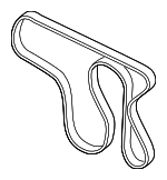 12575216 - : Serpentine Belt for Saab: 9-7x Image