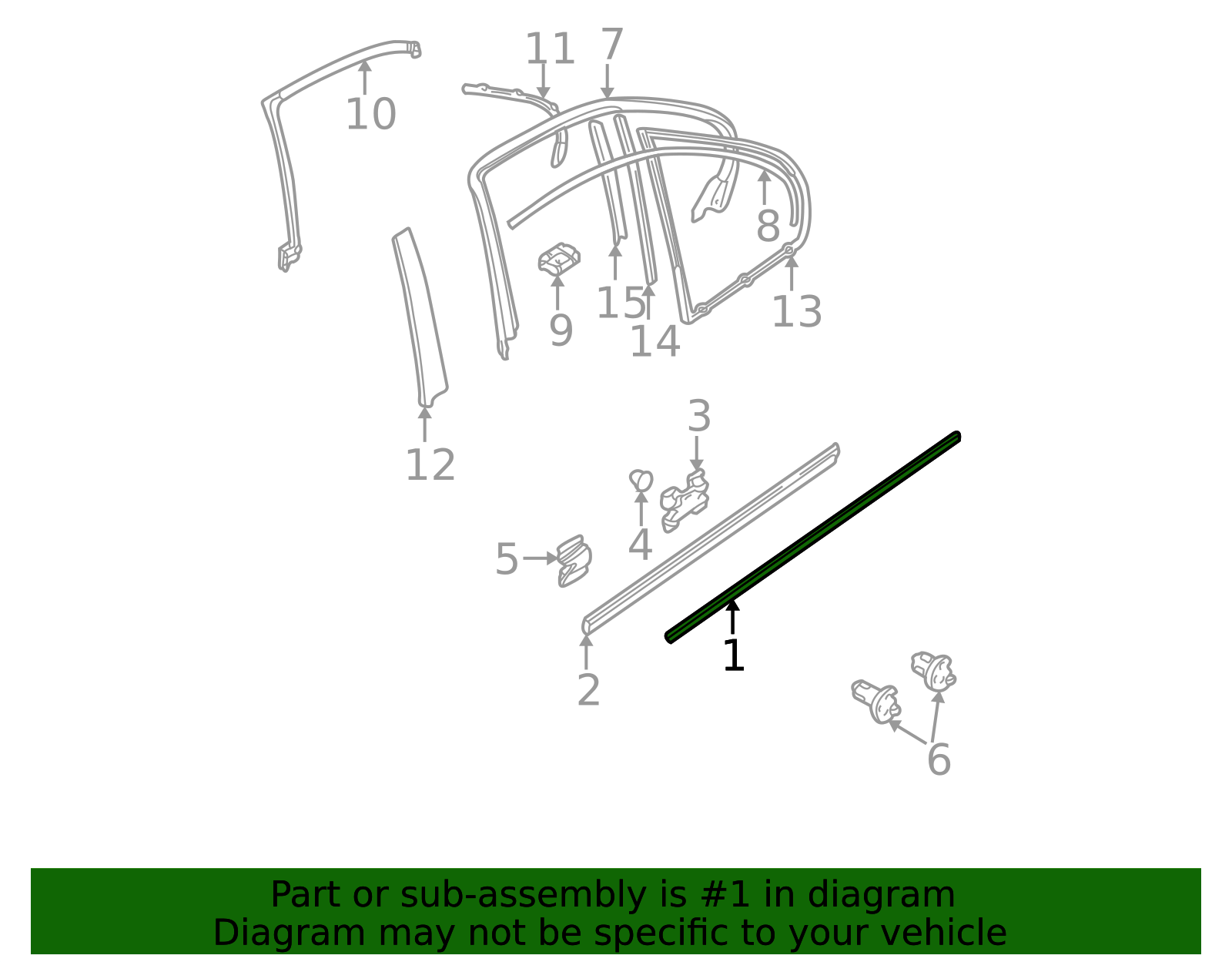 Door Belt Molding - OEM Water Seal & Trim Finish | AutoNation Parts