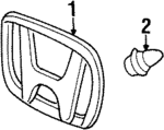 75701SS0000 - Body: Emblem for Honda: Prelude Image