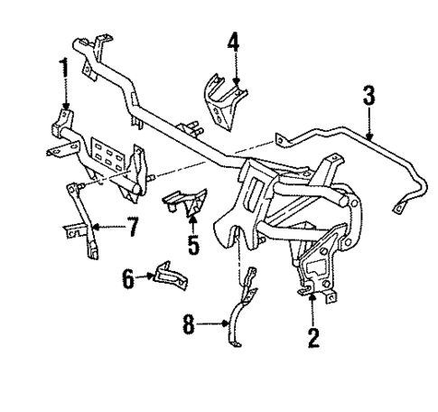 Instrument Panel Components for 1993 Mercedes-Benz 300SD #0