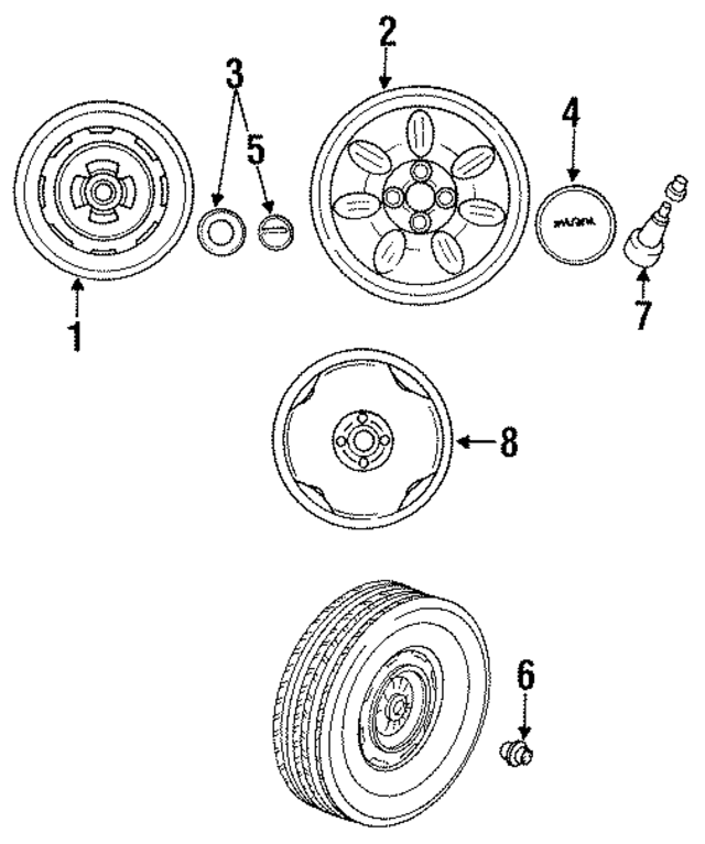 NA5237190A - : Hub Cap for Mazda Image
