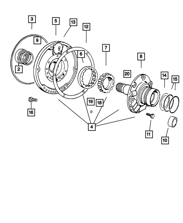 RL086714AB - Automatic Transmission 4 Speed [DG8]: Transmission Pump Package for Mopar Image