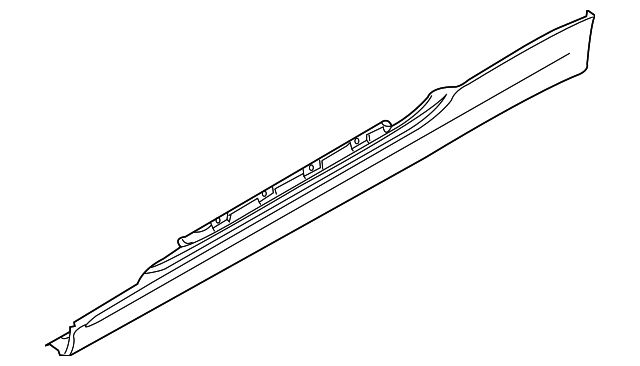 Rocker Molding - BMW (51777899546)