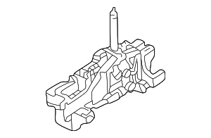 99642601152 - Body: Automatic Transmission Shift Lever for Porsche Image