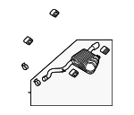 T4A33344 - : Rear Muffler for Jaguar: F-Pace Image