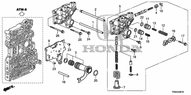 AT Regulator Body for 2013 Honda Fit #0