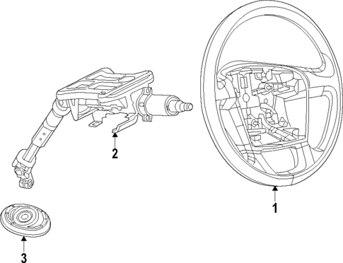Steering Column for 2015 Ram ProMaster City #0