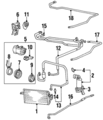 9776434001 - HVAC: Suction Hose for Hyundai Image