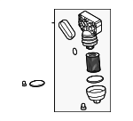 263102S000 - Engine: Filter Assembly for Hyundai Image
