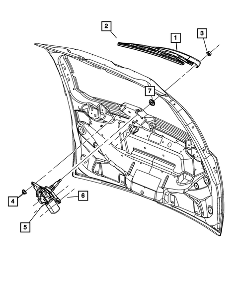 Wiper and Washer System for 2008 Dodge Grand Caravan #2