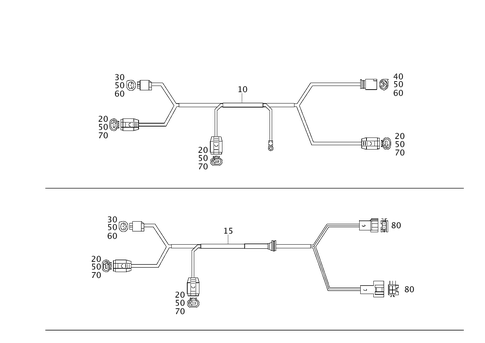 Solar Sensor and Washer Nozzle Heater Wiring Harness in Engine Compartment for 2003 Mercedes-Benz C230 #0