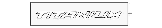 OEM Ford Escape Nameplate 2017-2019 – GJ5Z-9942528-C – Genuine Ford Badge