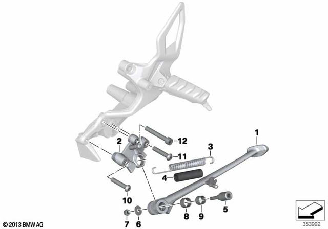 46537681658 - : Side Stand for BMW-Motorrad Image