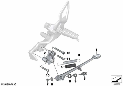 Side Stand for 2008 BMW-Motorrad F 800 S #0