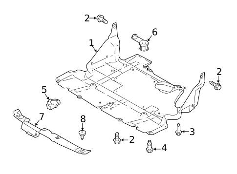 Splash Shields for 2018 Subaru Crosstrek #0