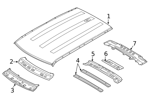Roof & Components for 2021 Land Rover Range Rover Sport #0