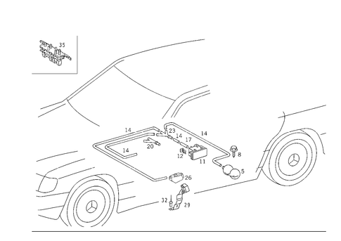 Orthopaedic Front Backrest for 1989 Mercedes-Benz 300CE #1