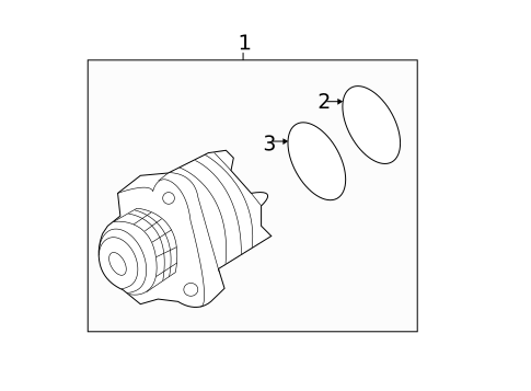 Water Pump for 2016 Nissan NV2500 #1