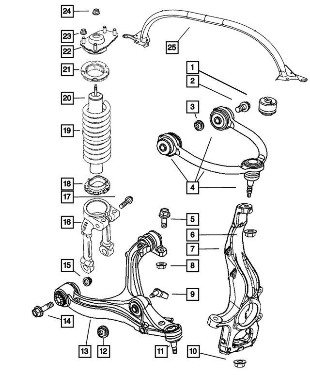 5135578AI - : Suspension Shock Absorber Kit for Mopar Image